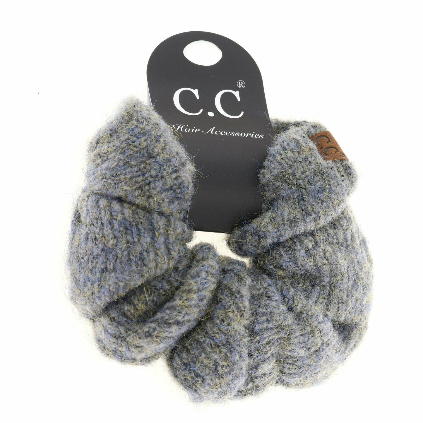 Two-tone Knit Ponytail C.C Women's Scrunchie