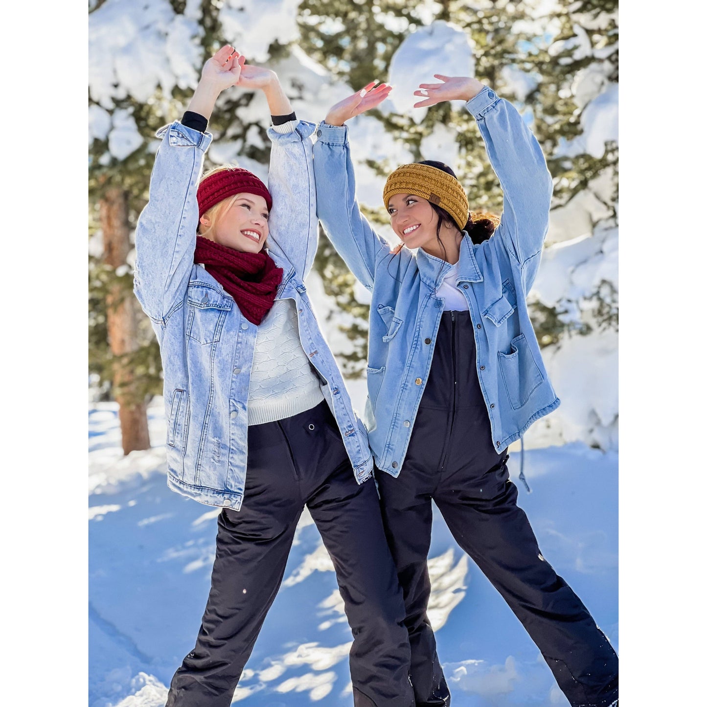 Solid Ribbed Ponytail Headband