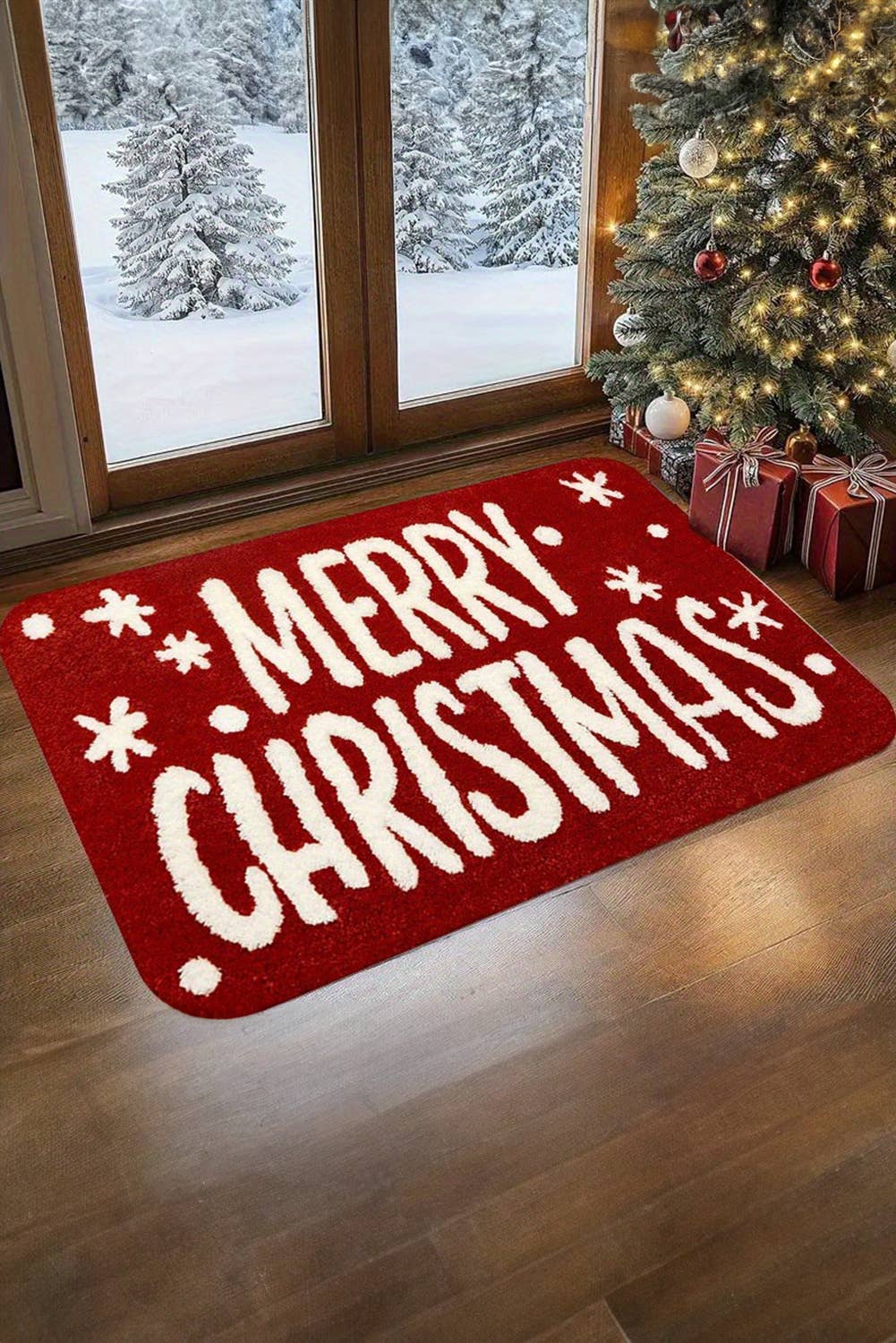 Merry Christmas Absorbent Microfiber rug