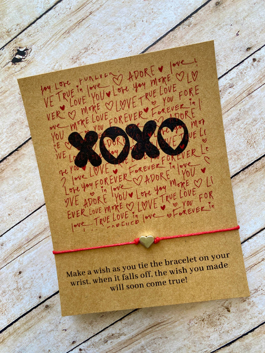 Wish bracelet- love