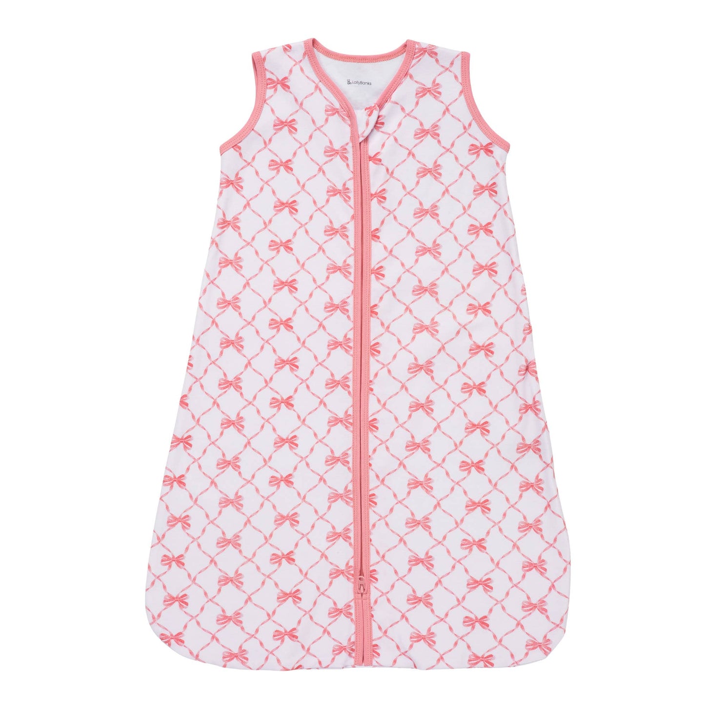 Organic Cotton Sleep Sack 0.5 TOG Beautiful Bows