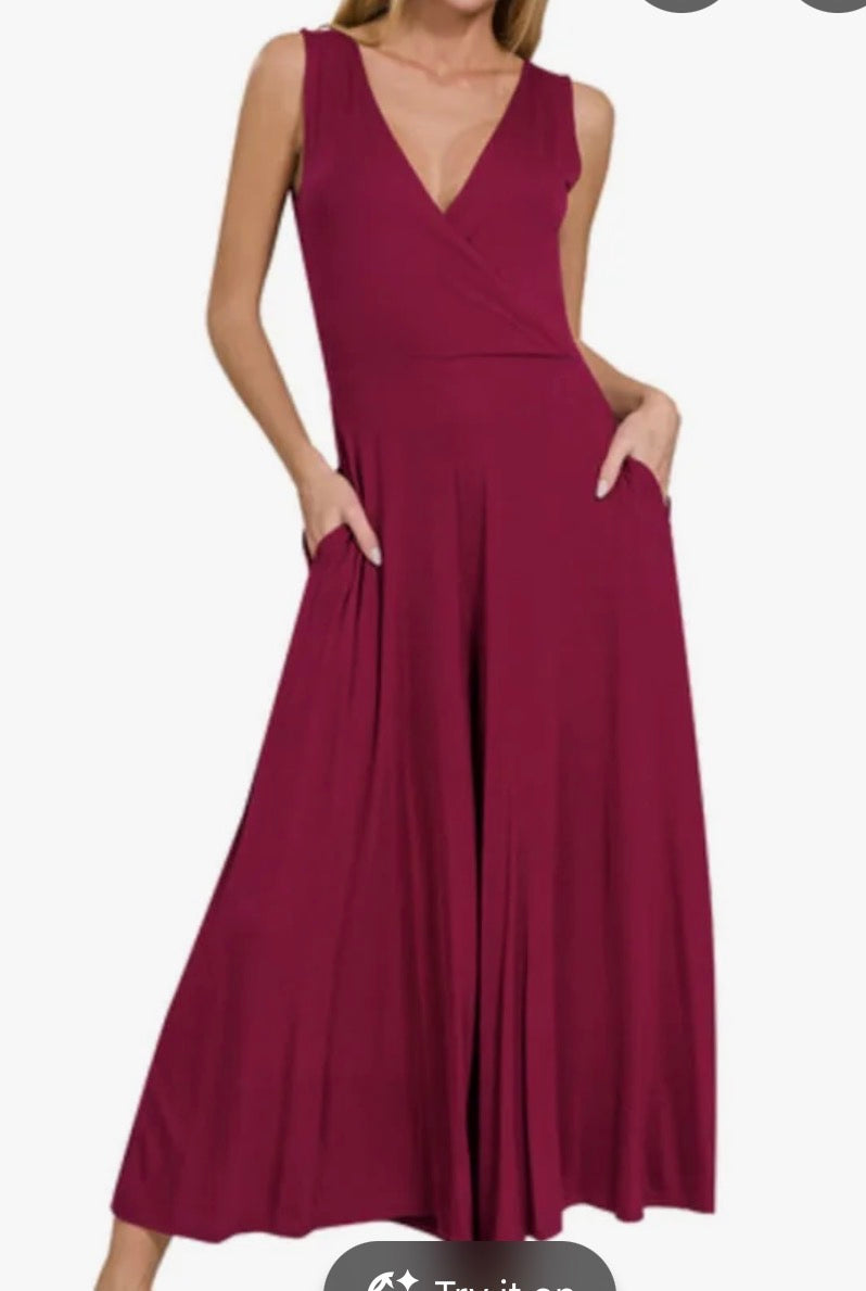 Wide leg jumper