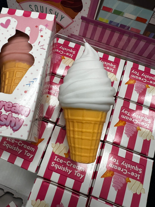 Crunchy ice cream cone squishy