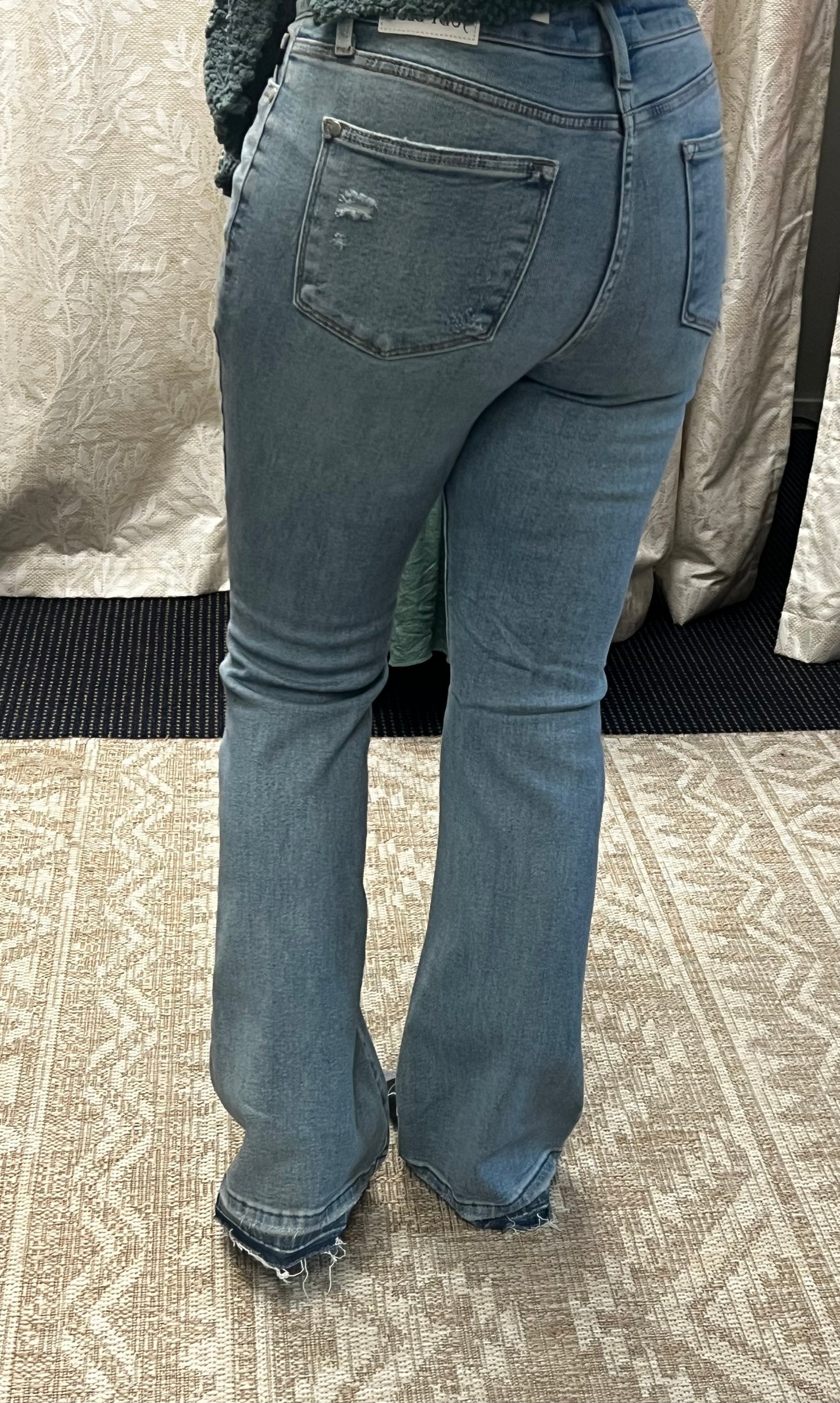 Savannah- Mid rise Destroy Bootcut Judy blue jeans