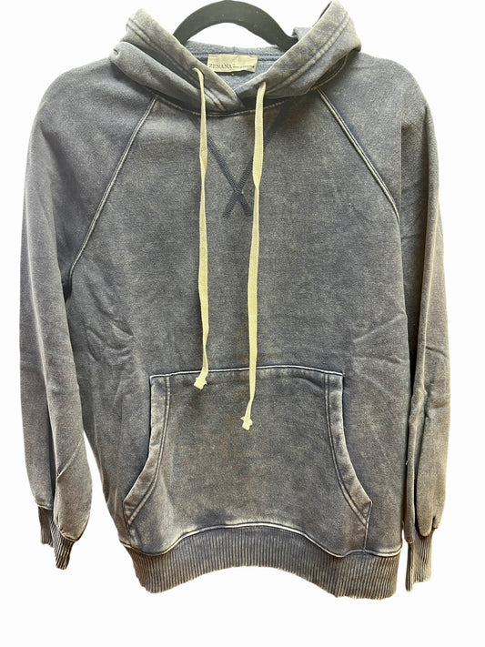 Marlin blue acid wash hoodie