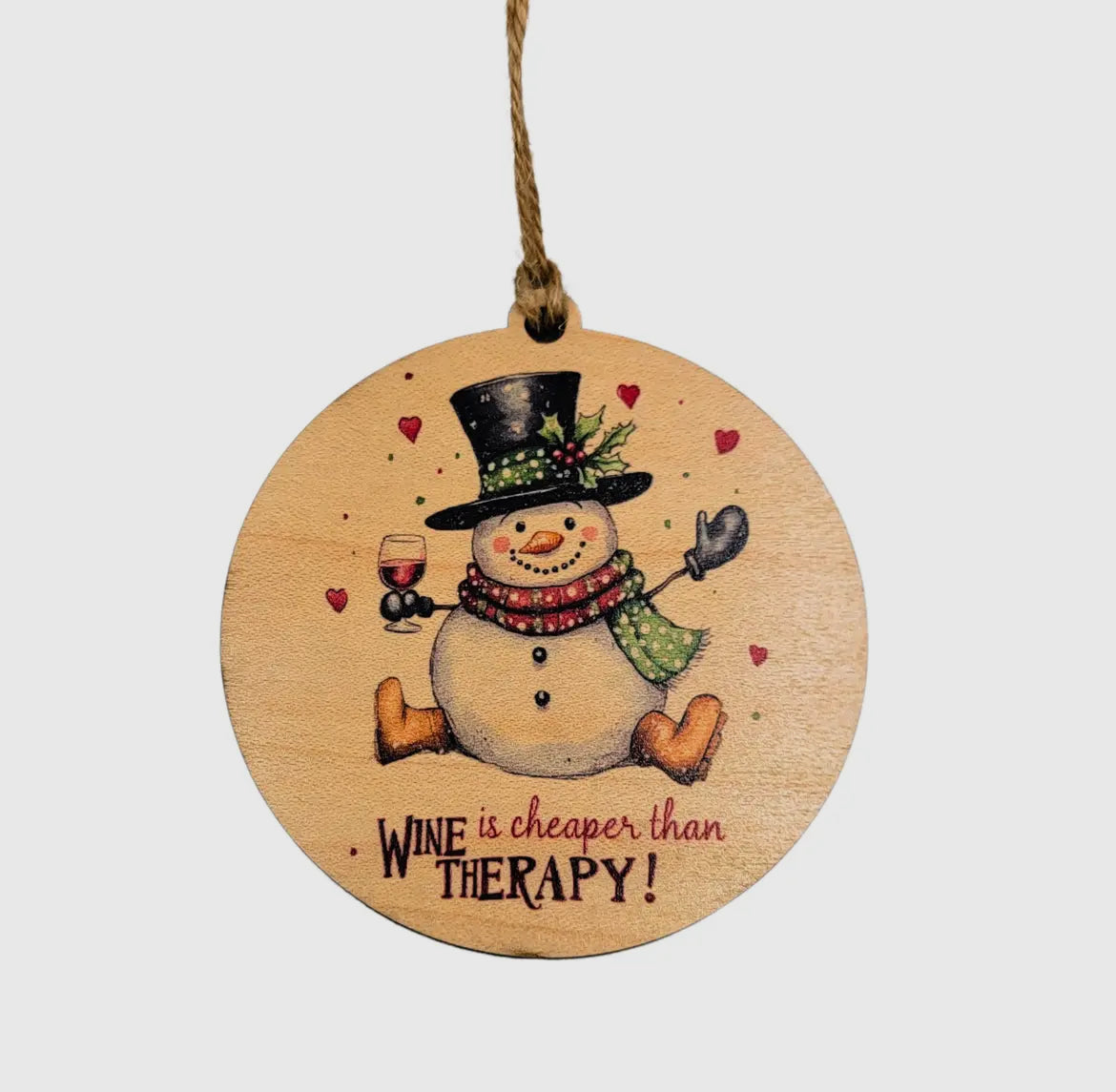 Wood Christmas ornaments