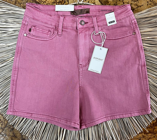 Rose- Judy Blue rose shorts