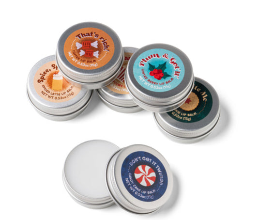 Holiday lip balm
