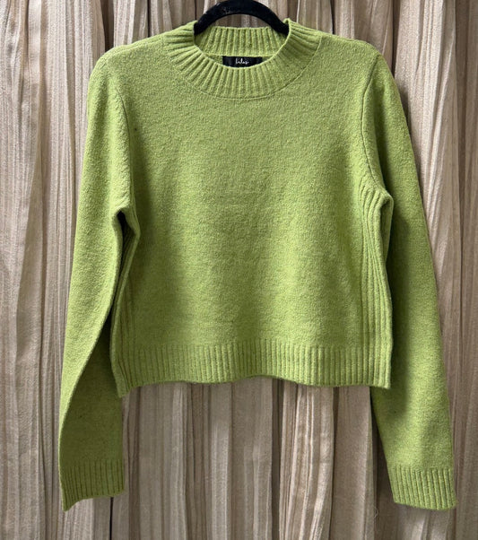 Chartreuse green sweater