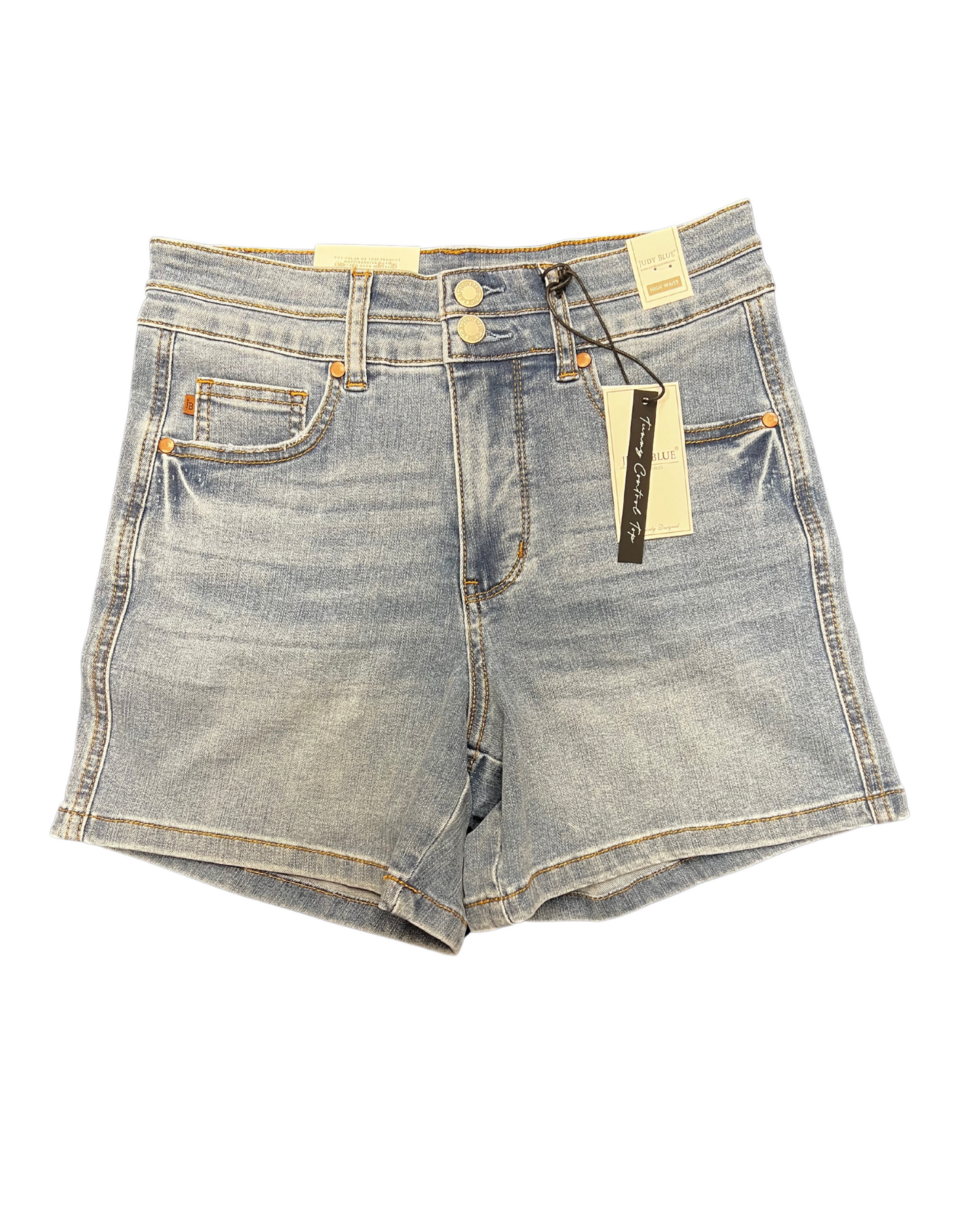 Ella- Judy Blue High rise double waistband shorts