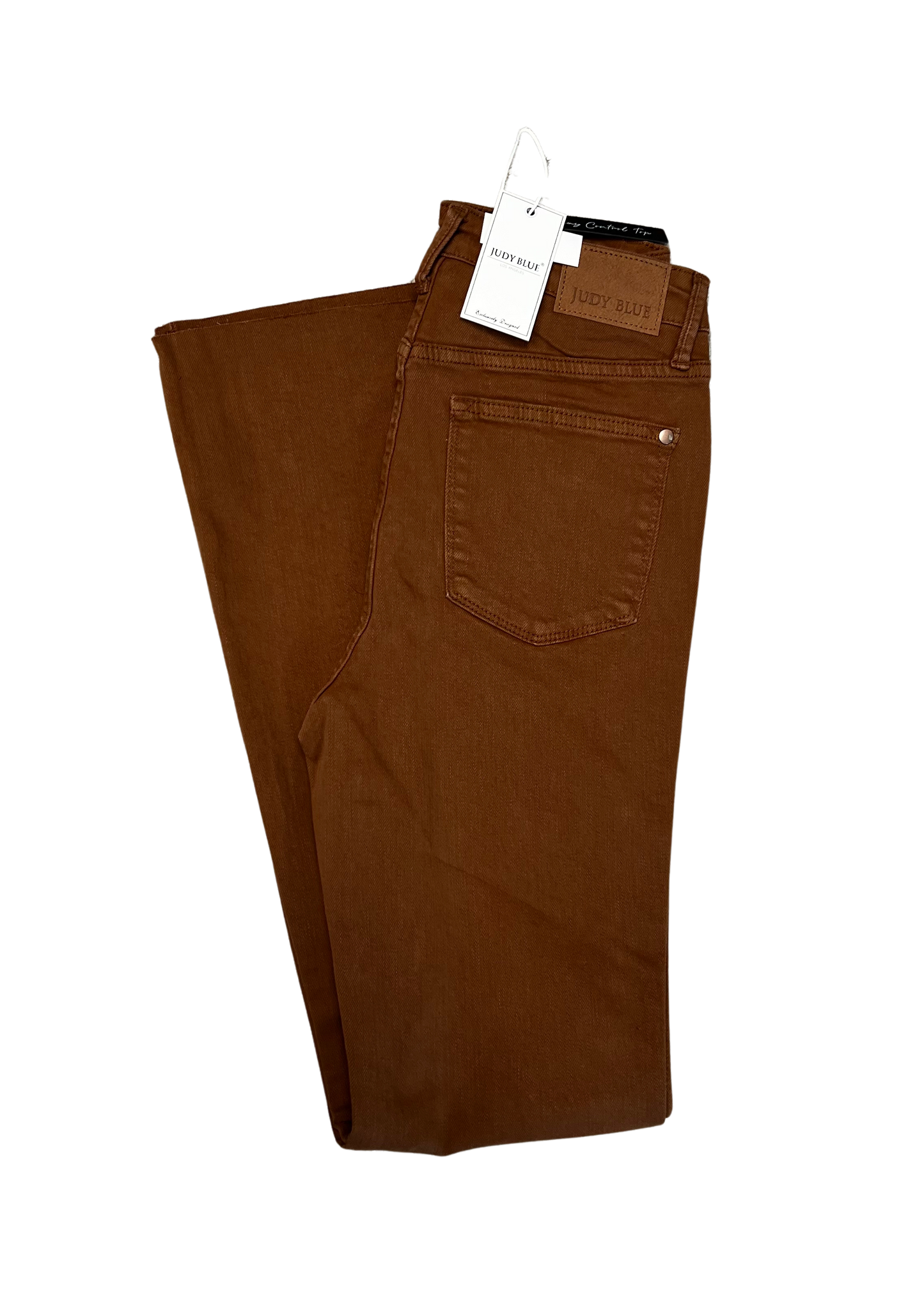 Brown High Waisted Flare Judy Blues
