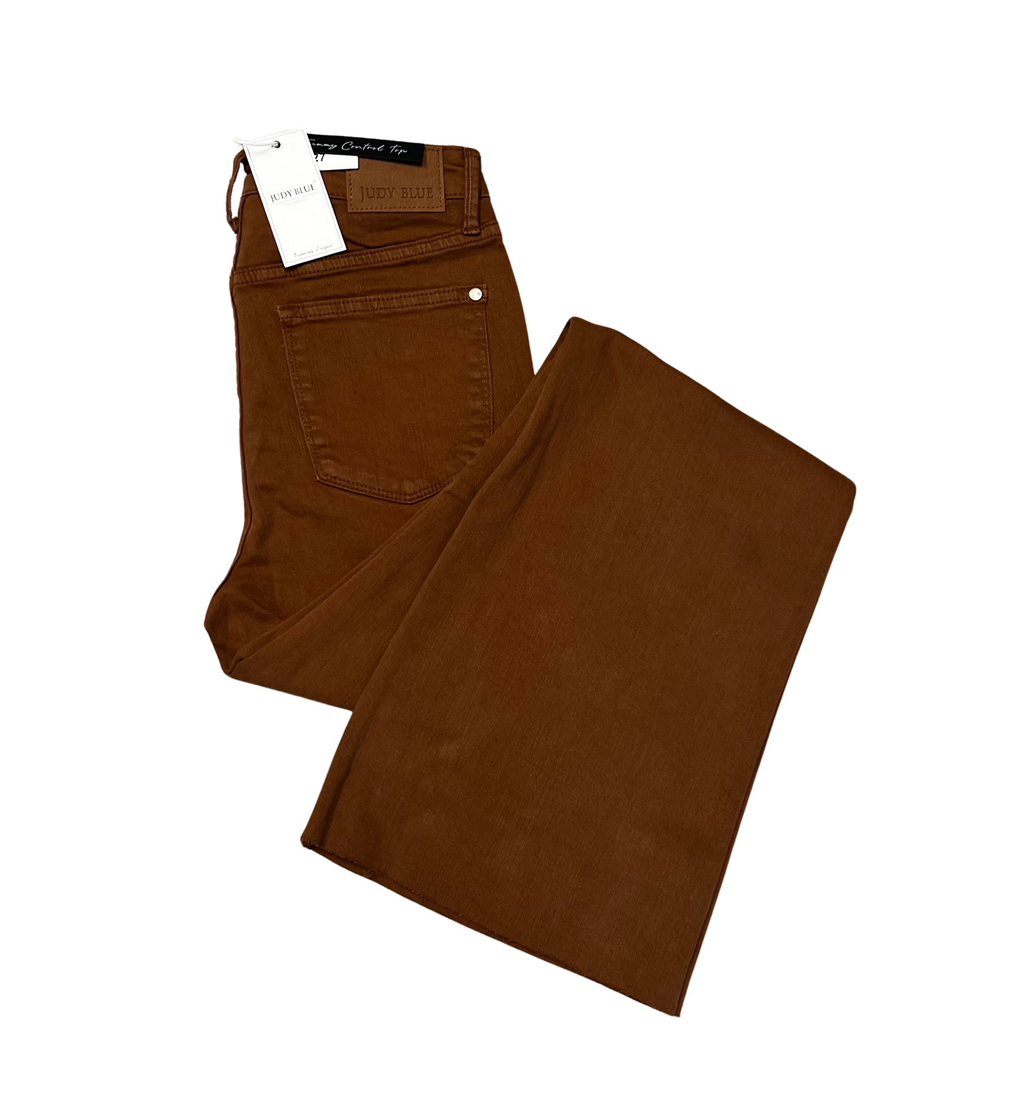 Brown High Waisted Flare Judy Blues