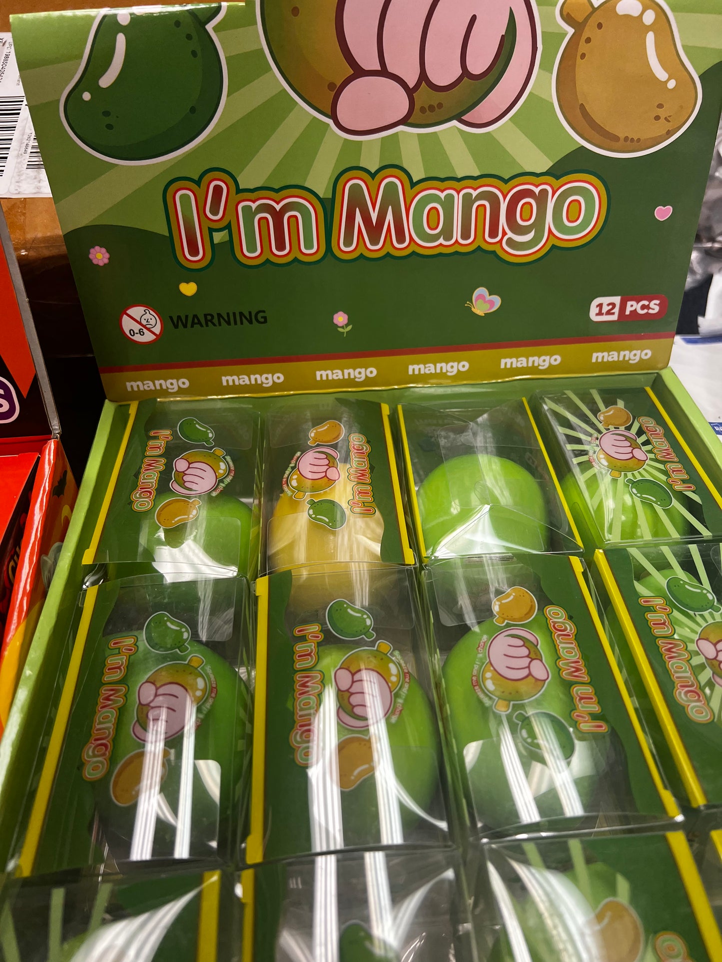 Mango color change crunch squishy