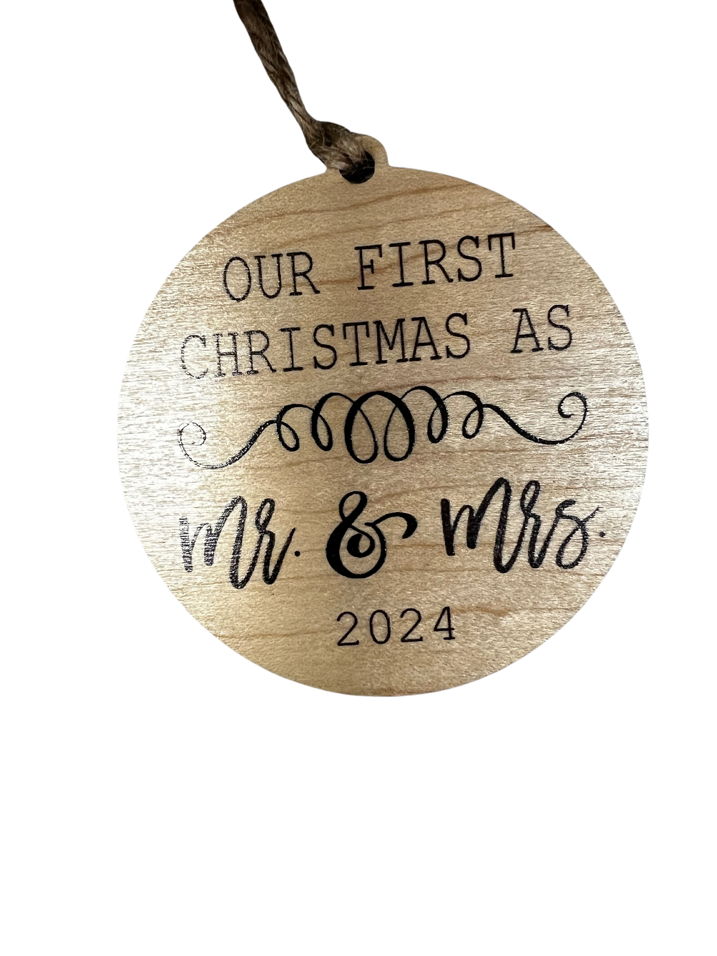 Wood Christmas ornaments