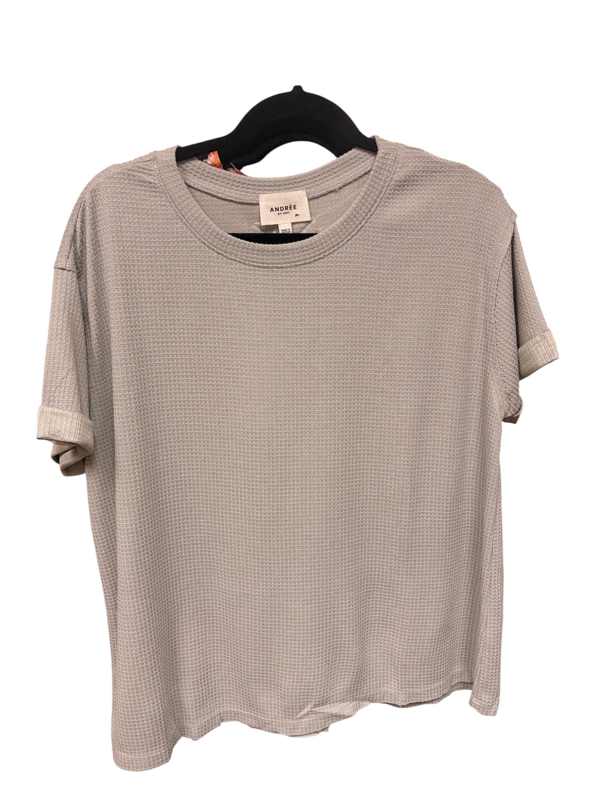 Soft loose fit waffle tee