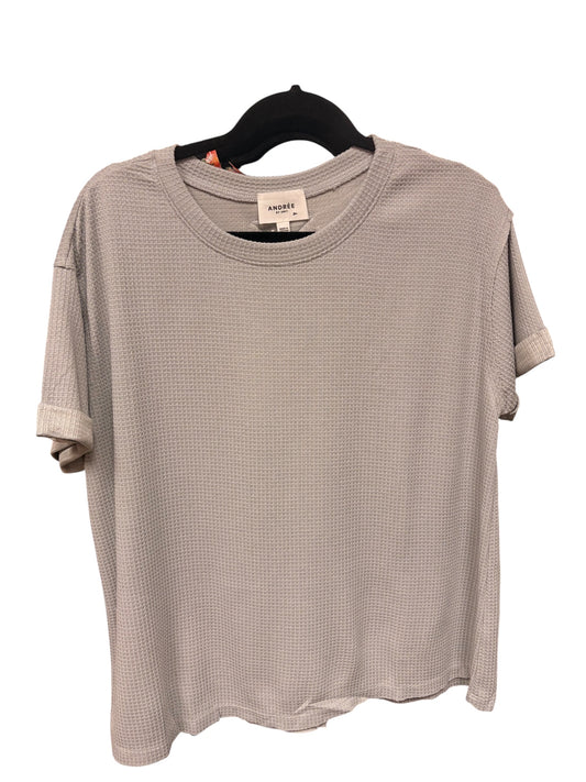 Soft loose fit waffle tee