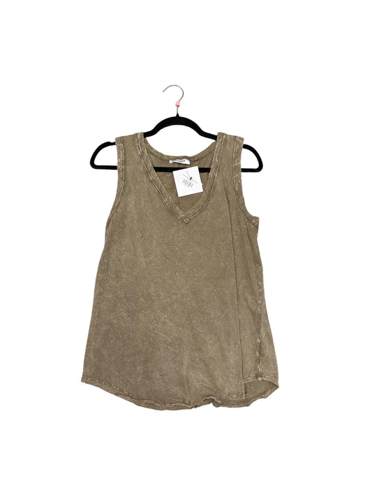 Distressed mocha tank