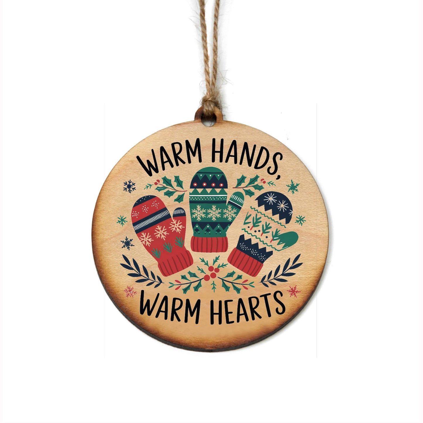 Wood Christmas ornaments