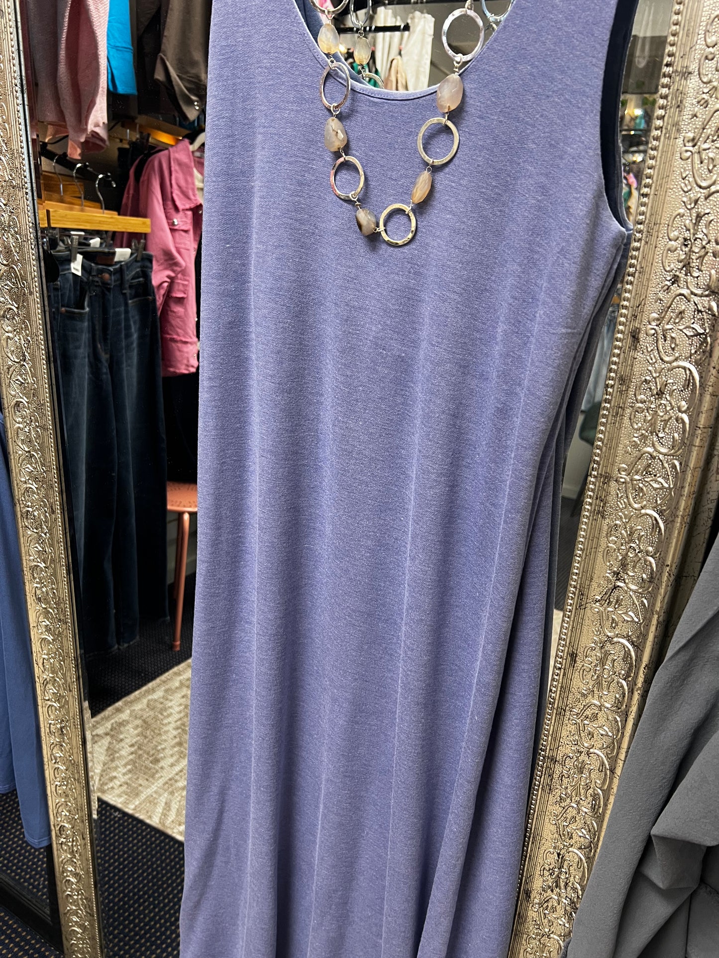 Lavender sleeveless dress