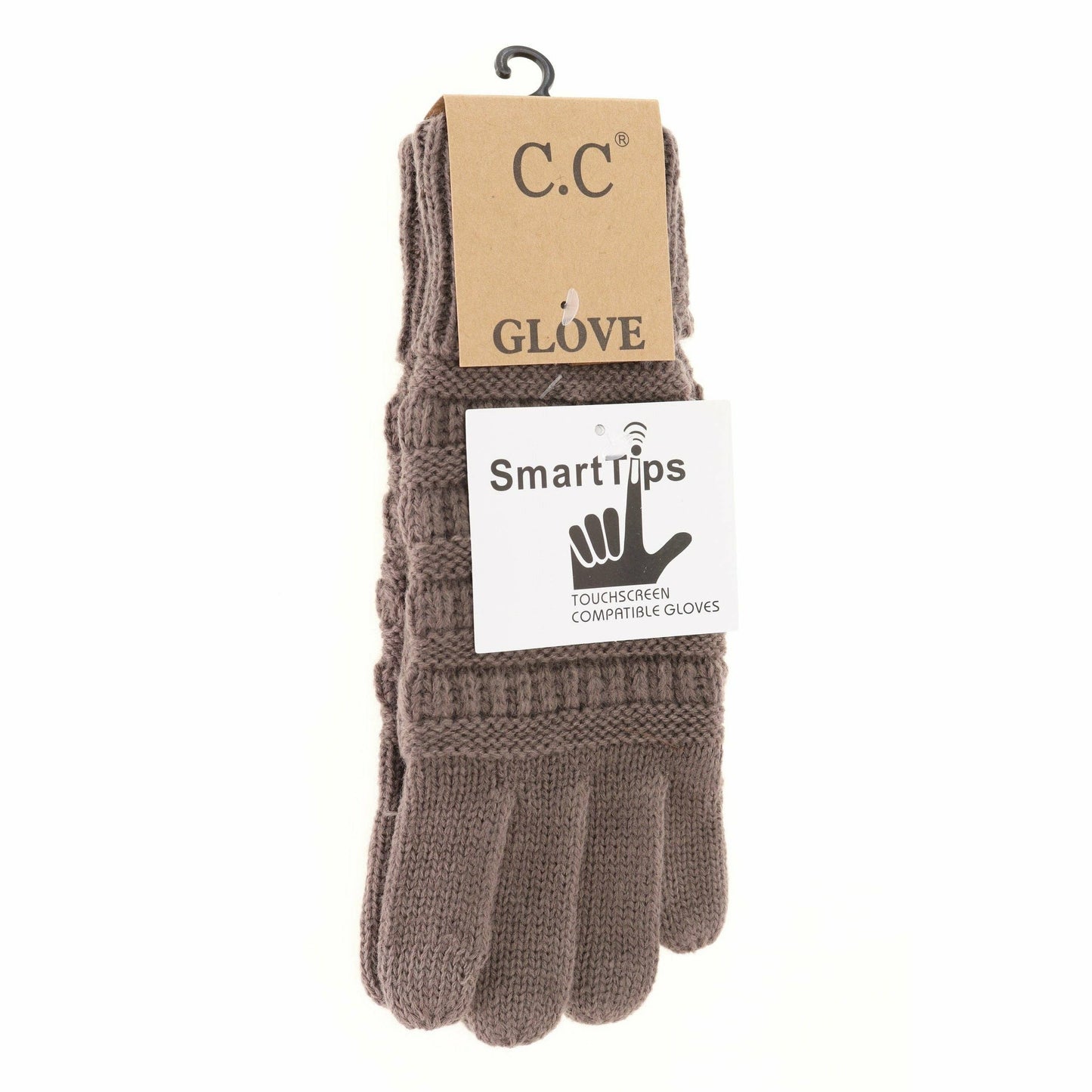 Cable Knit CC Gloves