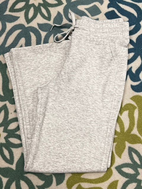 Heathered grey lounge pants