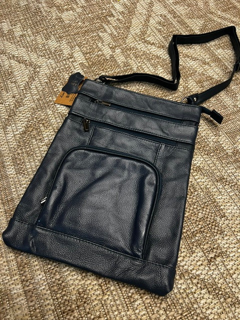 Cross body bag - genuine leather
