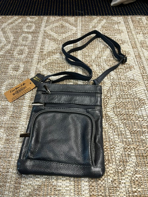 Cross body bag small - genuine leather