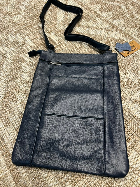 Cross body bag - genuine leather