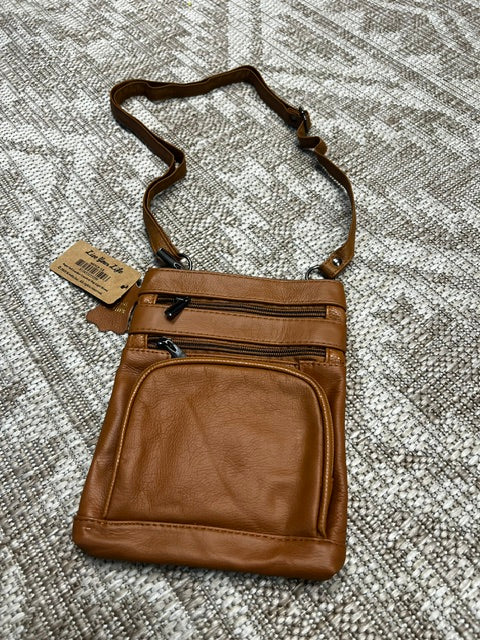 Cross body bag small - genuine leather
