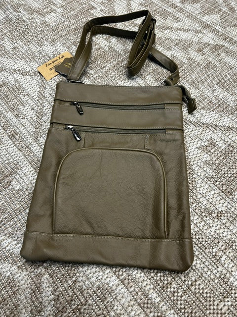 Cross body bag - genuine leather