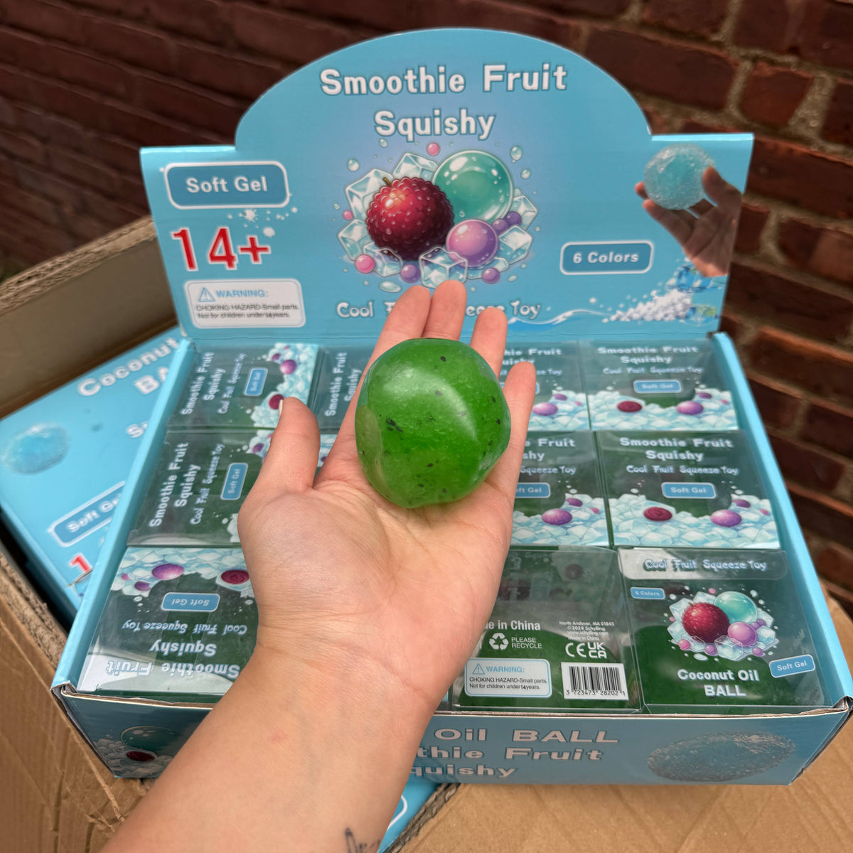 Kiwi Fruit Icy Slushy Ball Squishy