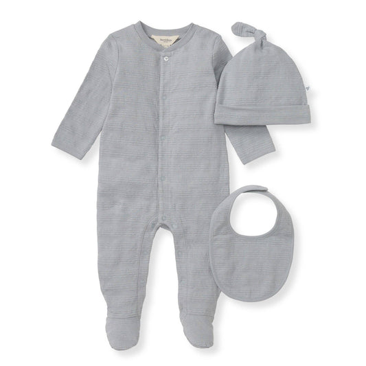 Organic Cotton Baby 3 Piece Set - quarry