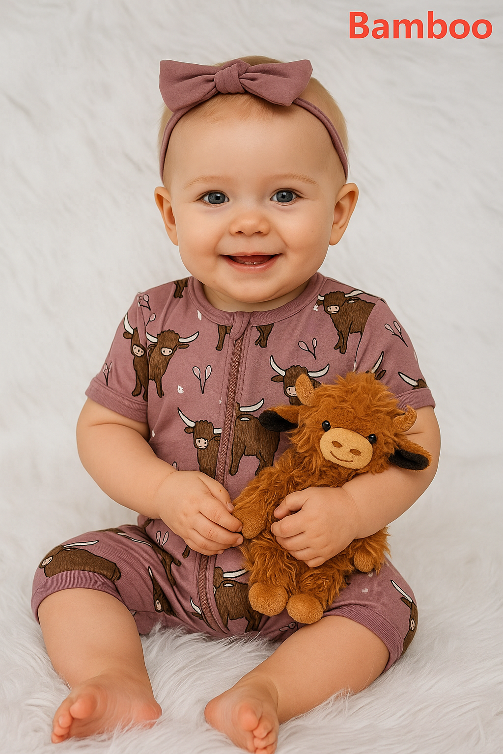 Blush Highland Meadow Bamboo Romper