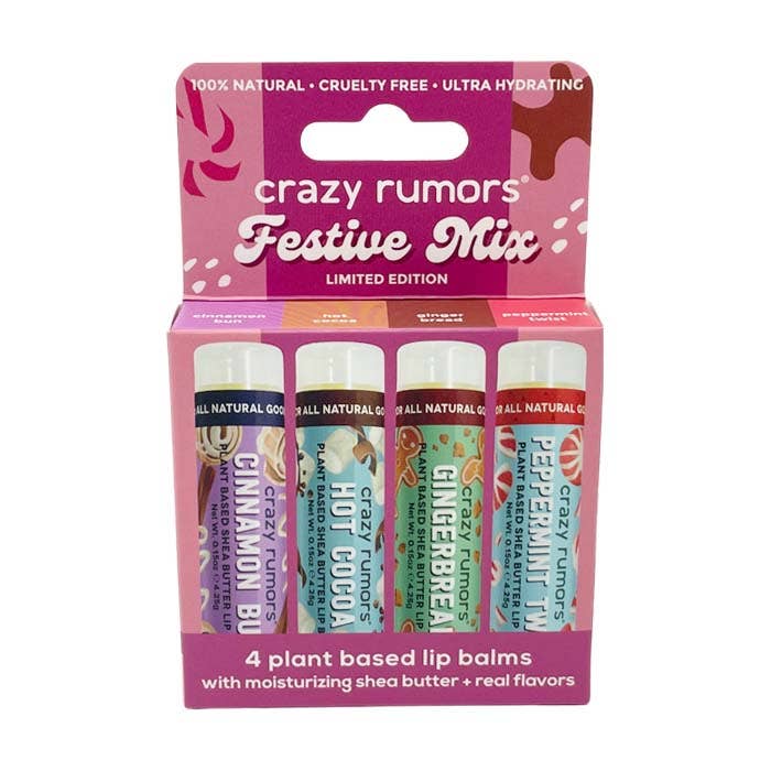 Festive Mix  - 4 Pack Lip Balm Gift Box