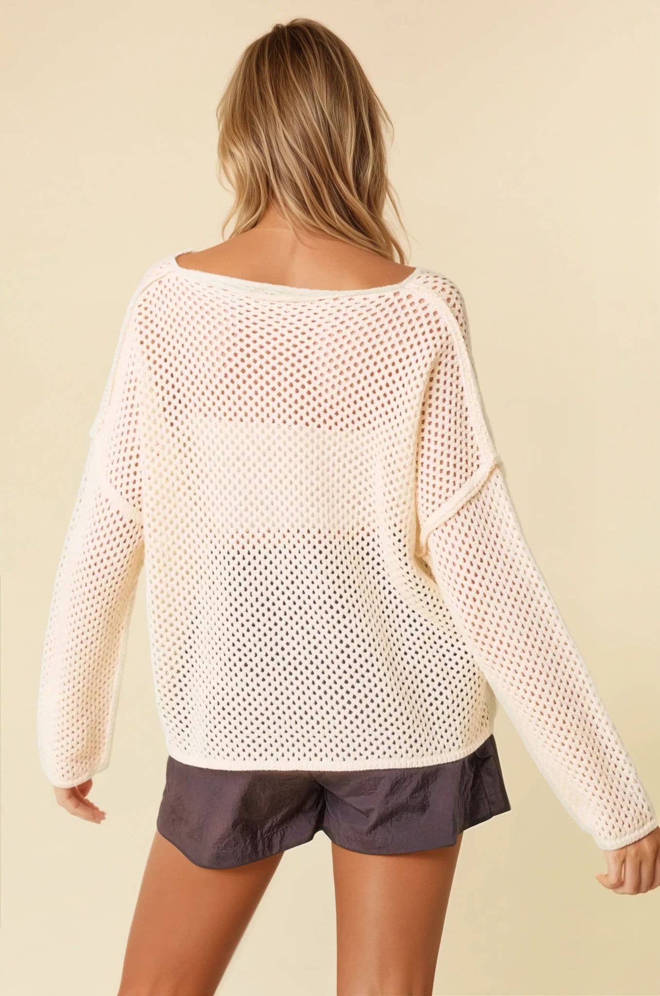V-Neck Knit Top