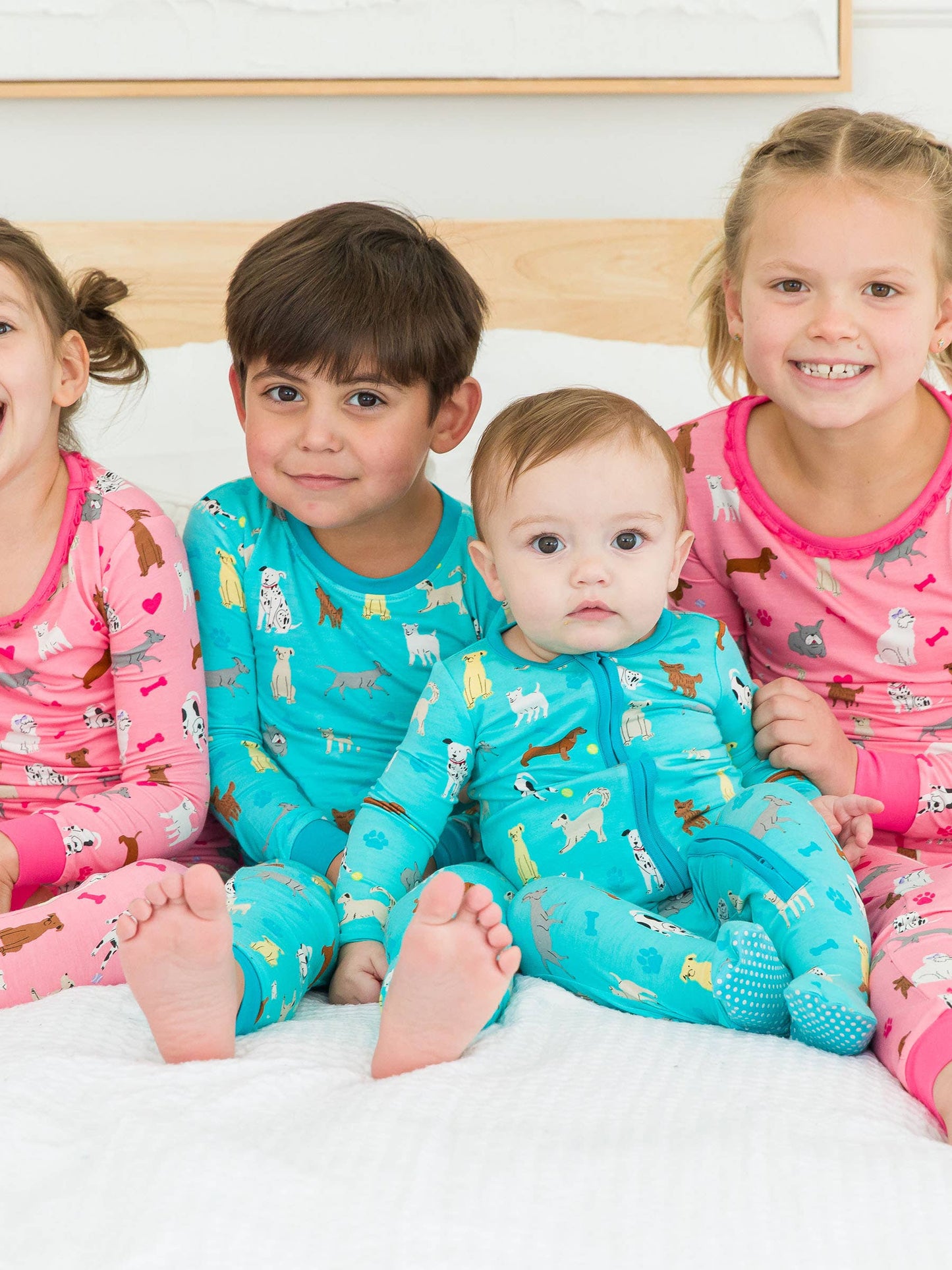 Boys Puppy Playtime Footed One Piece Pajama