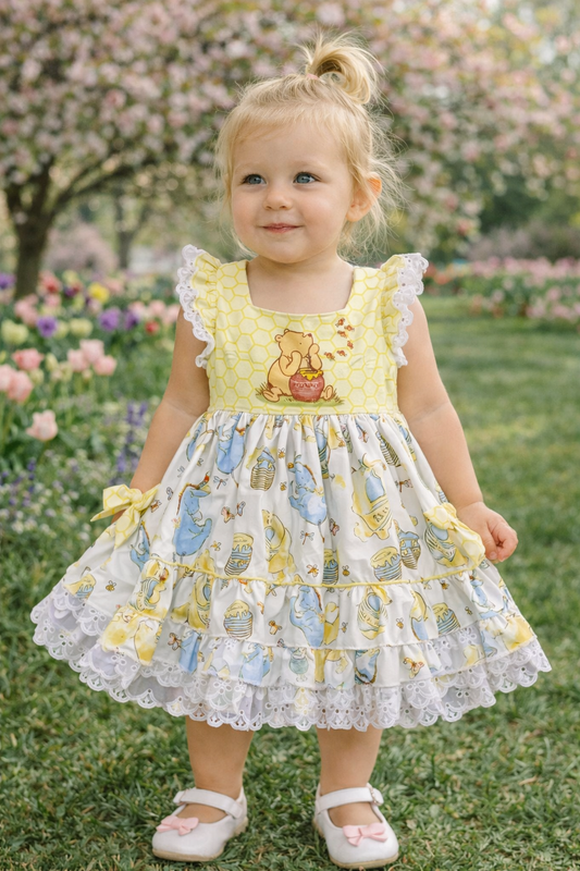 Honey Pot Daydream Lace Twirl Dress