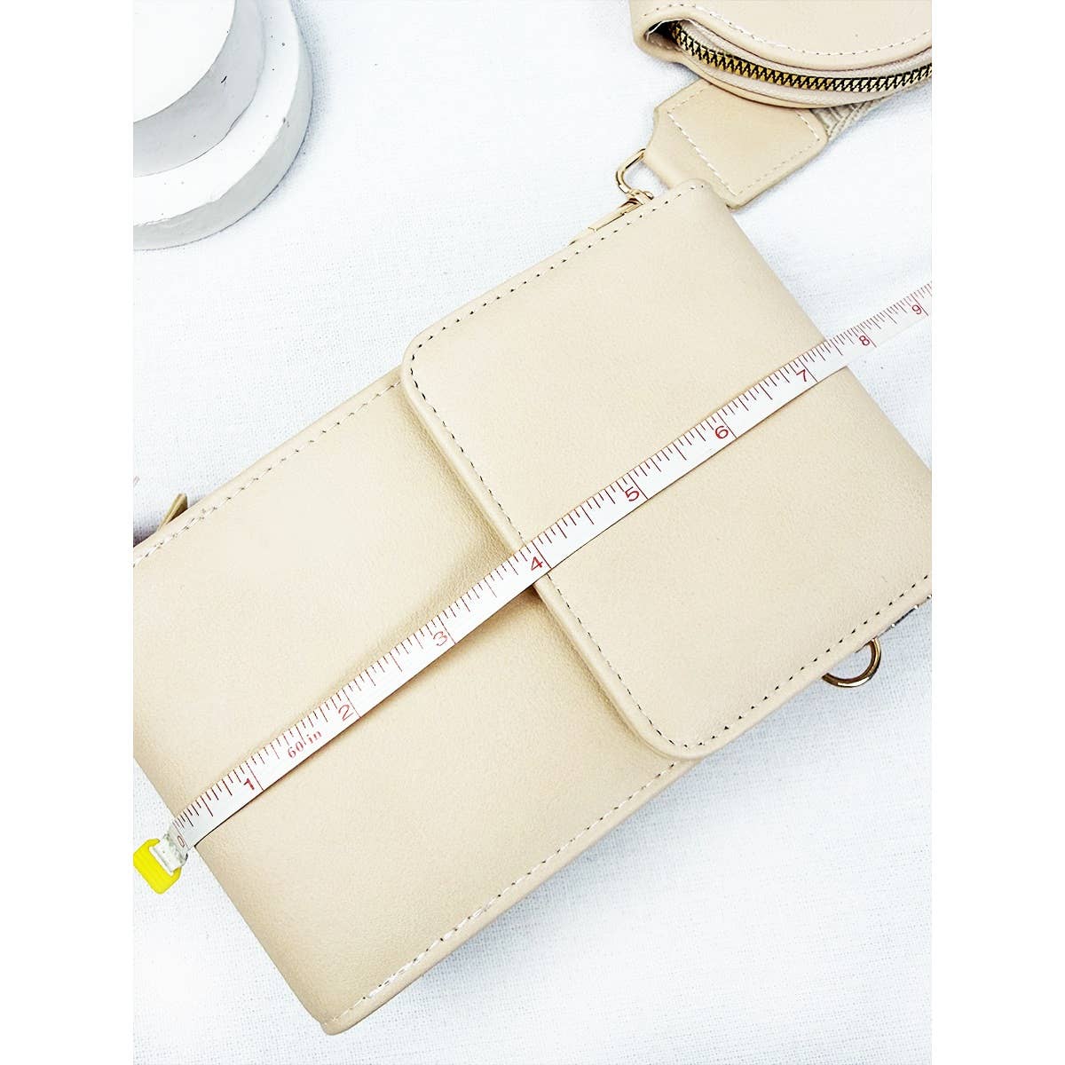 Faux Leather Sling Bag w/coin purse