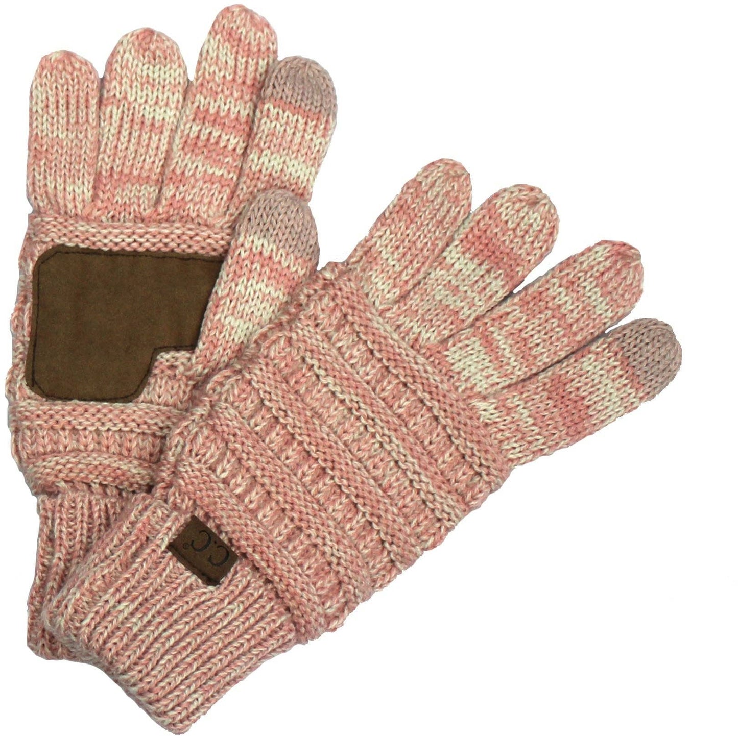 CC 2-Tone Touchscreen Women's Gloves