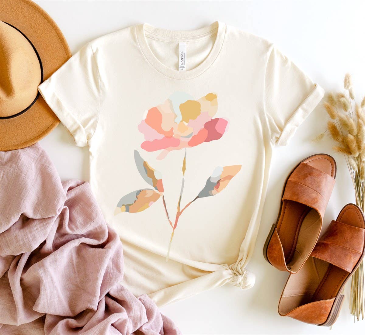 Watercolor Floral Graphic Tee