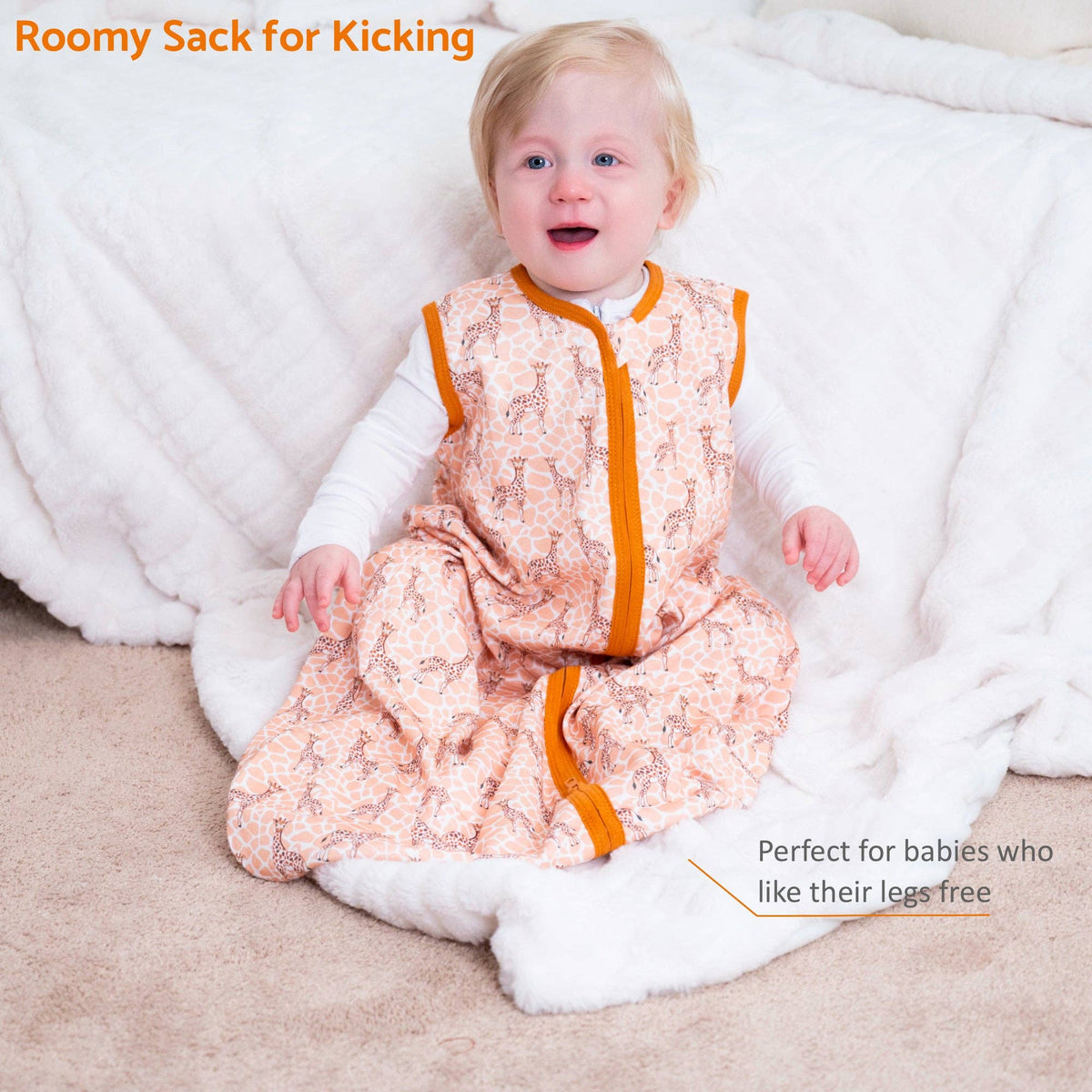 Organic Cotton Sleep Sack 0.5 TOG Gentle Giant