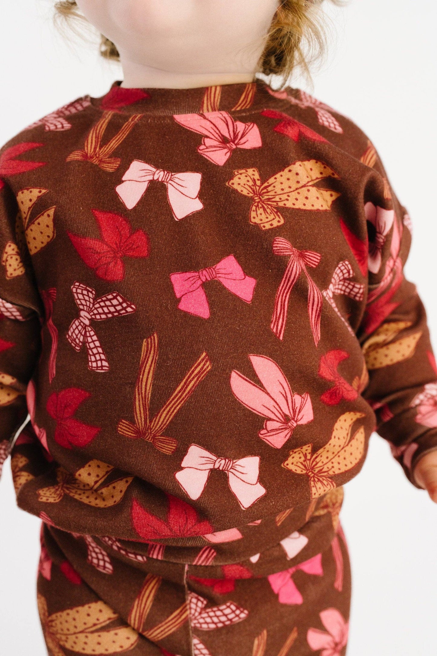 Darling Bows Crewneck Set