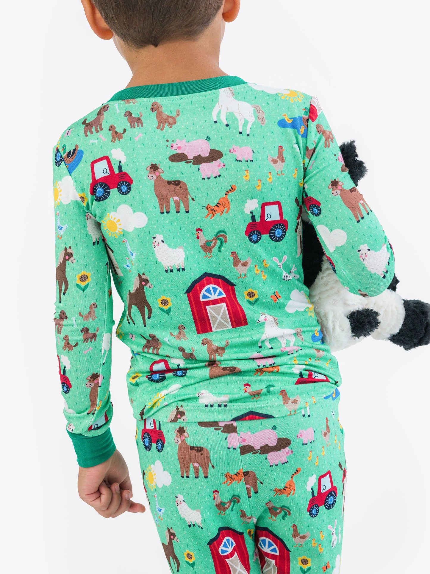 Farm Friends Long Sleeve Pj Set Bamboo Viscose