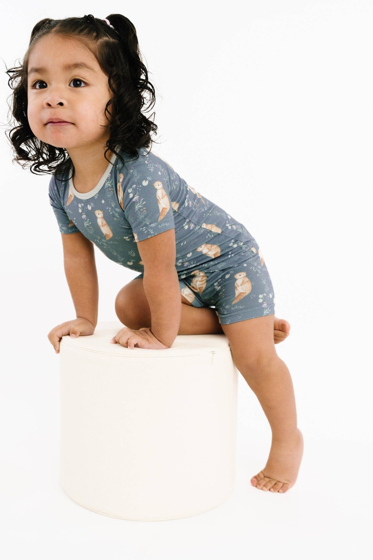 Otter Pals Bamboo Shorts Set