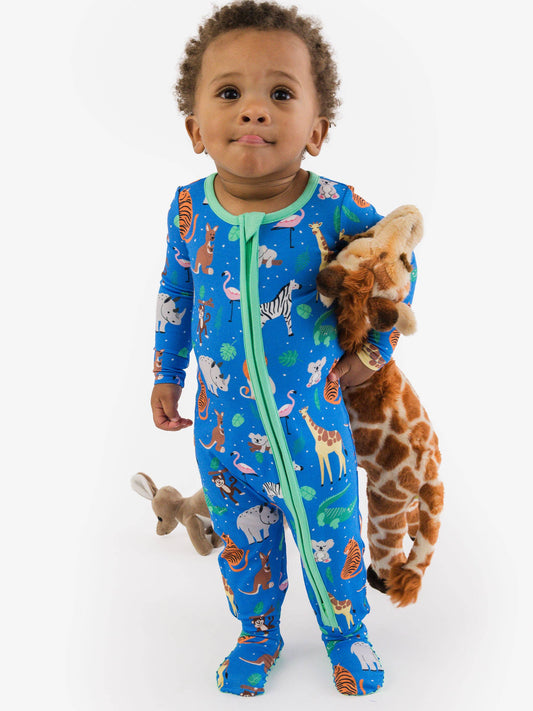 Zoo Crew Footed One Piece Pajama