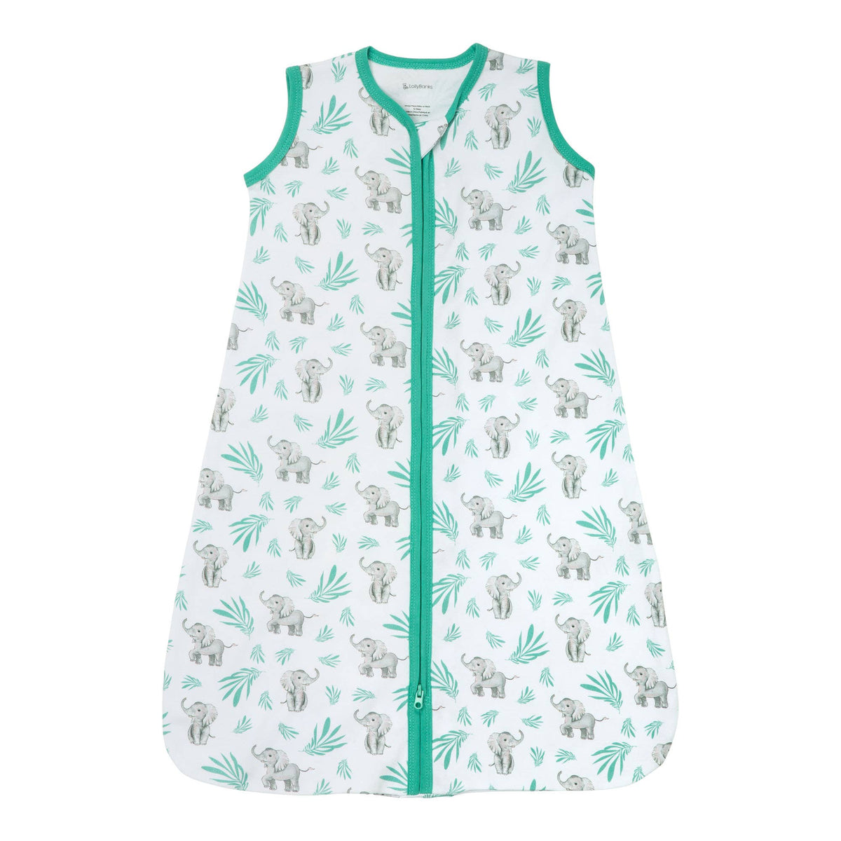 Organic Cotton Sleep Sack 0.5 TOG Baby Elephant