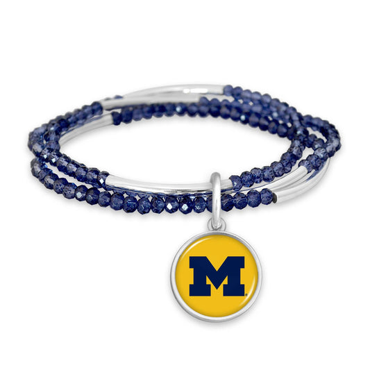 Michigan Wolverines -Chloe Bracelet