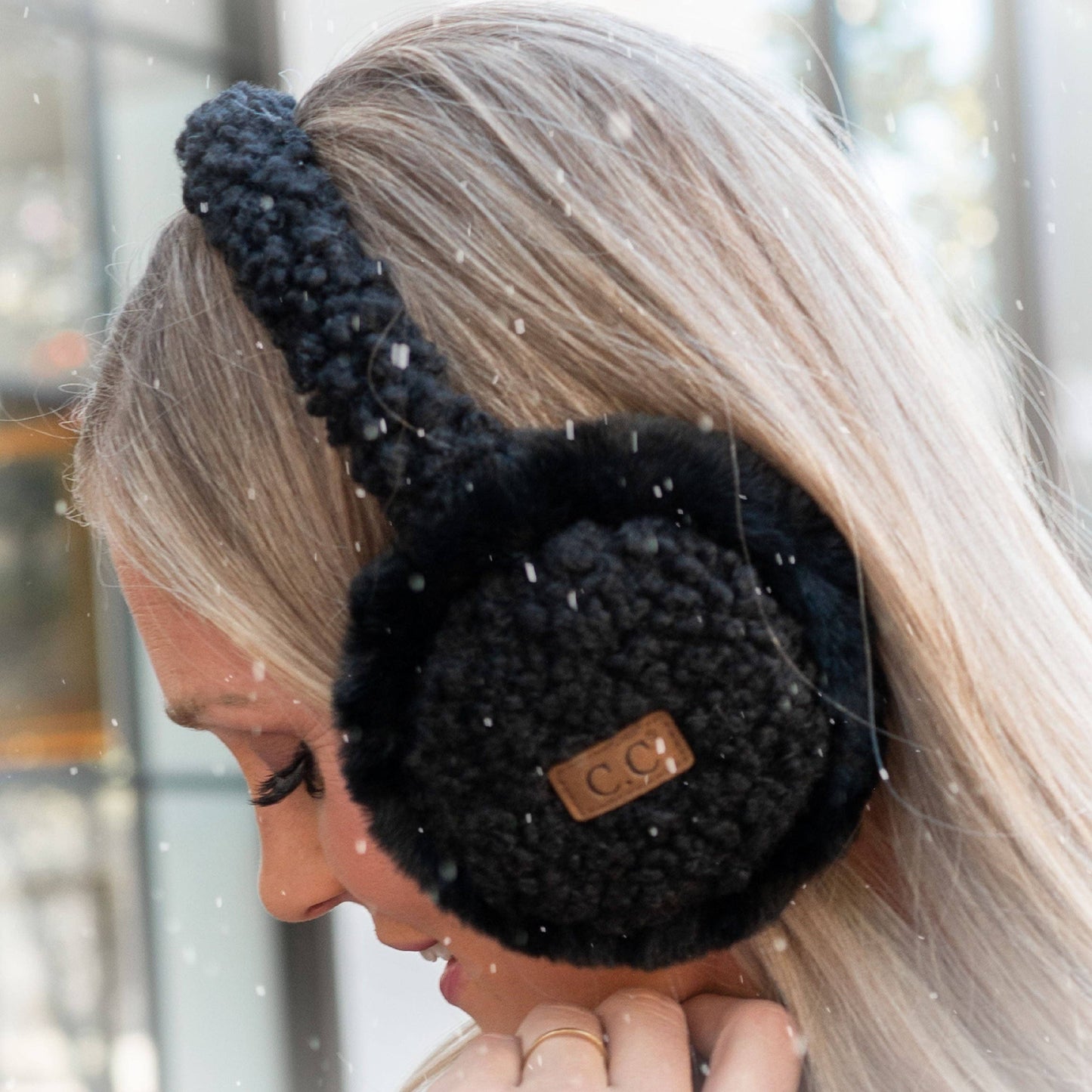 CC Faux Fur Sherpa Earmuffs