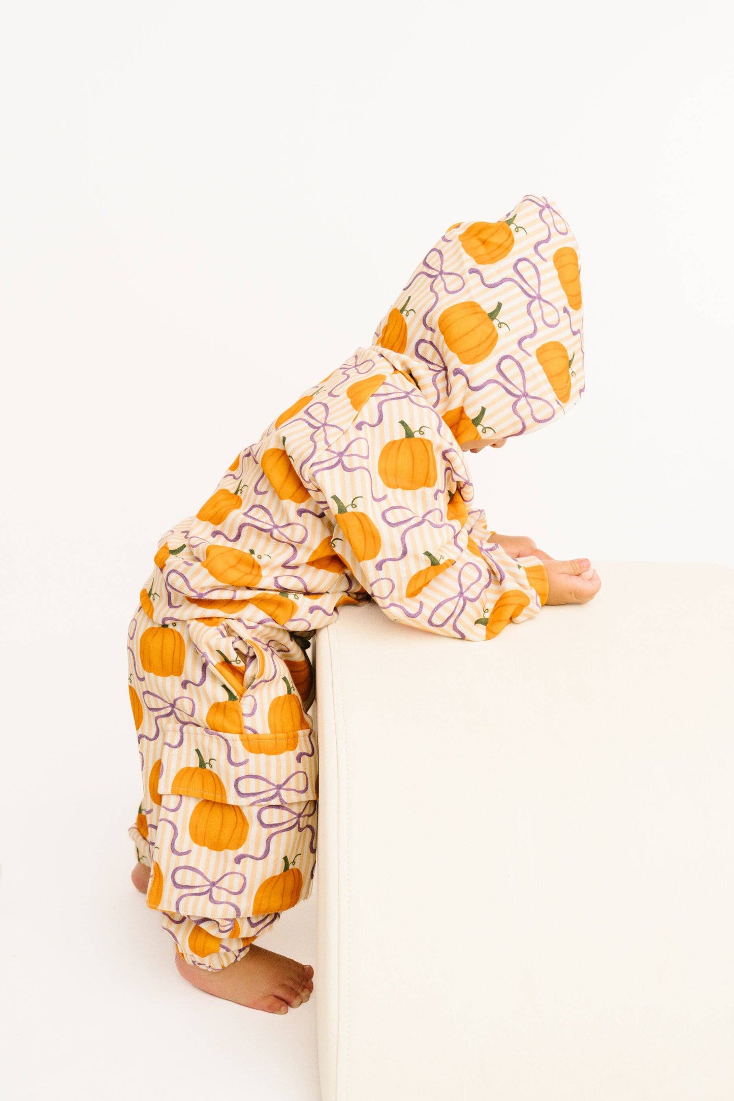 Pumpkin & Bows Cargo Hoodie Set