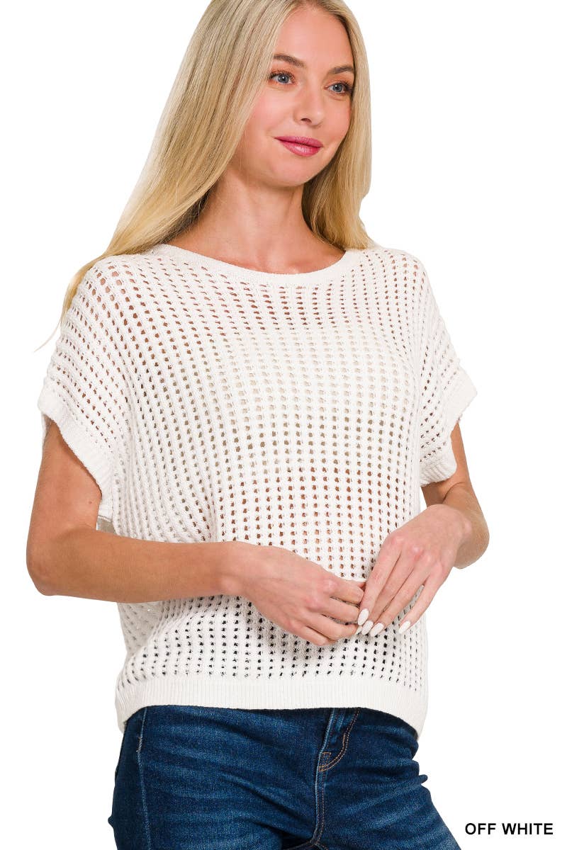 Crochet Knit Hollow top